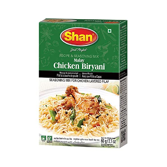 Shan Malay chicken biryani 50g- malai chicken biriani- Shan Malay Hühnchen-Biryani